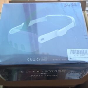 Oculus Quest 3 Comfort Head Strap in White and Gray